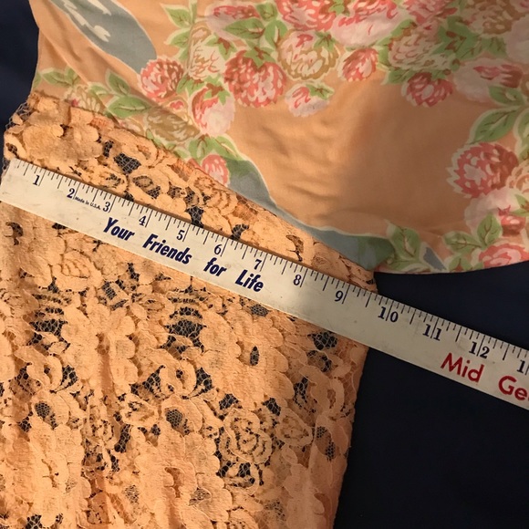 Shari B. Green floral duster Handmade/upcycled - Picture 11 of 12